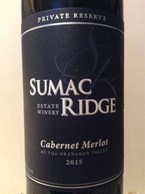 Sumac Ridge Estate Winery Cabernet Merlot 2018